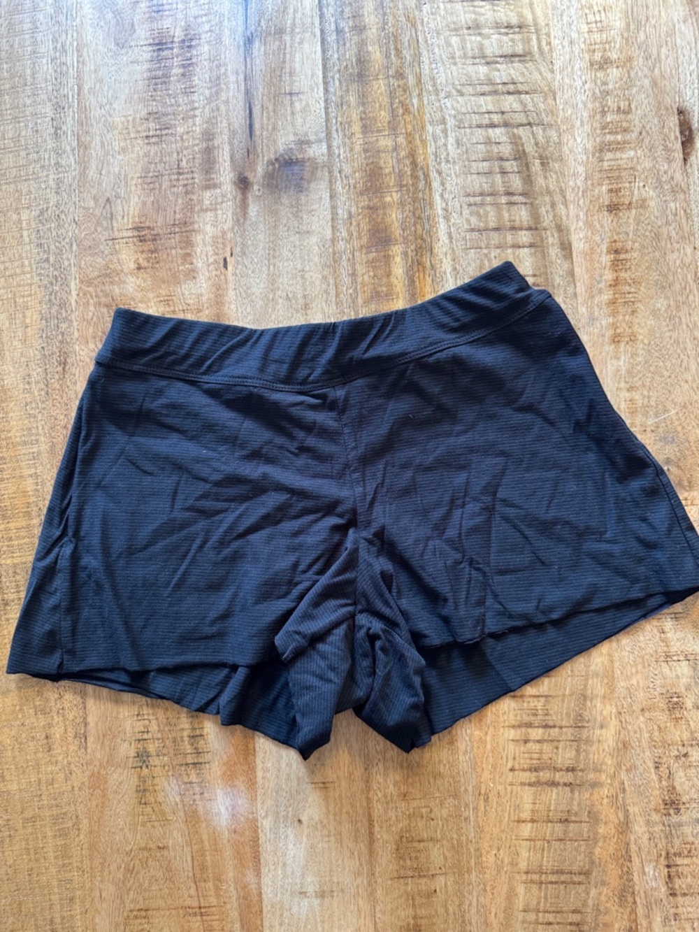 Lunya Cool Shorts Black lounge sleep shorts cotton stretch blend XS NEW NWT